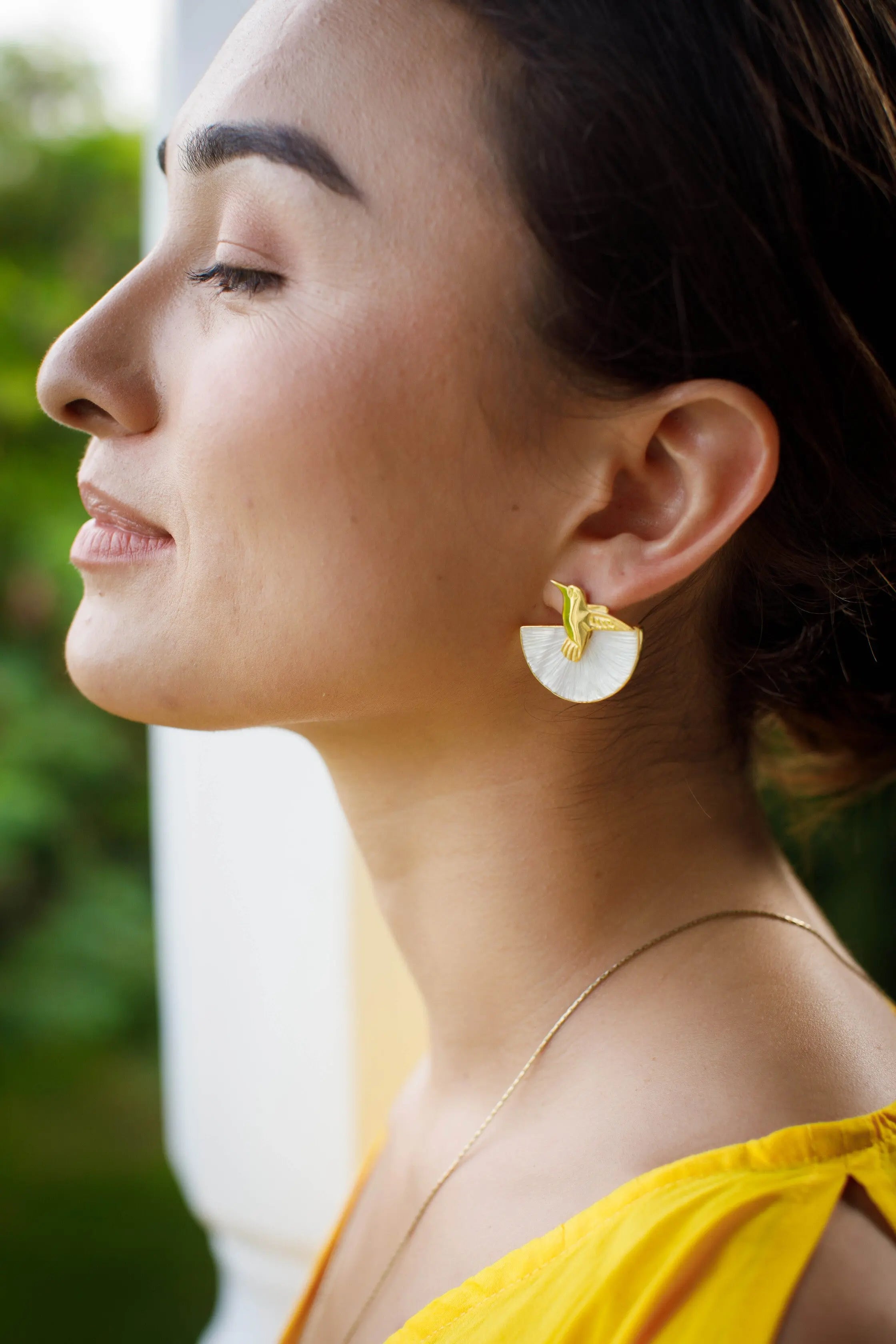 Call of the Hummingbird Light Earrings Earth Wisdom
