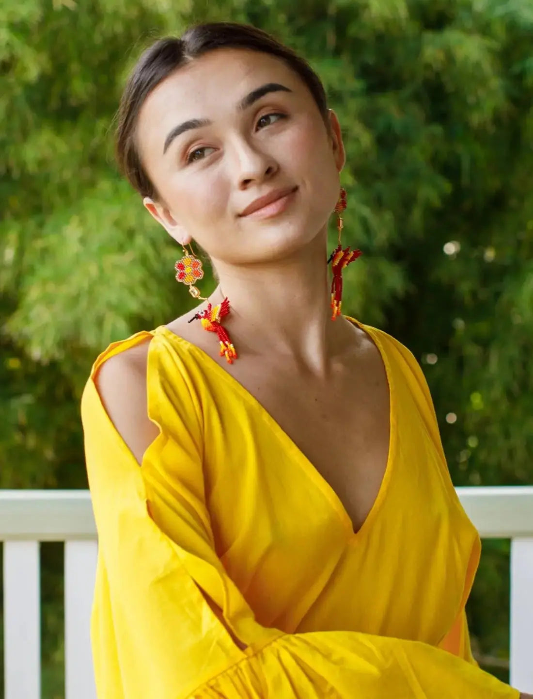 Colibrí Bunga Earrings Earth Wisdom Collection