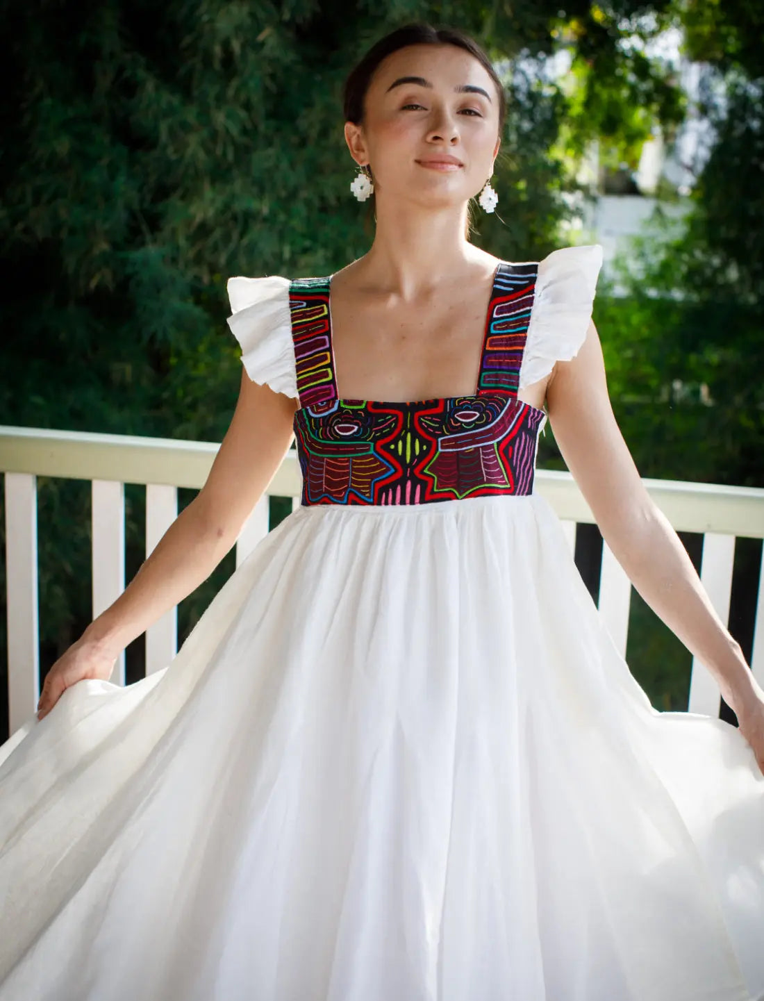 Yemaya Embroidery Adult Gown Earth Wisdom Collection gown