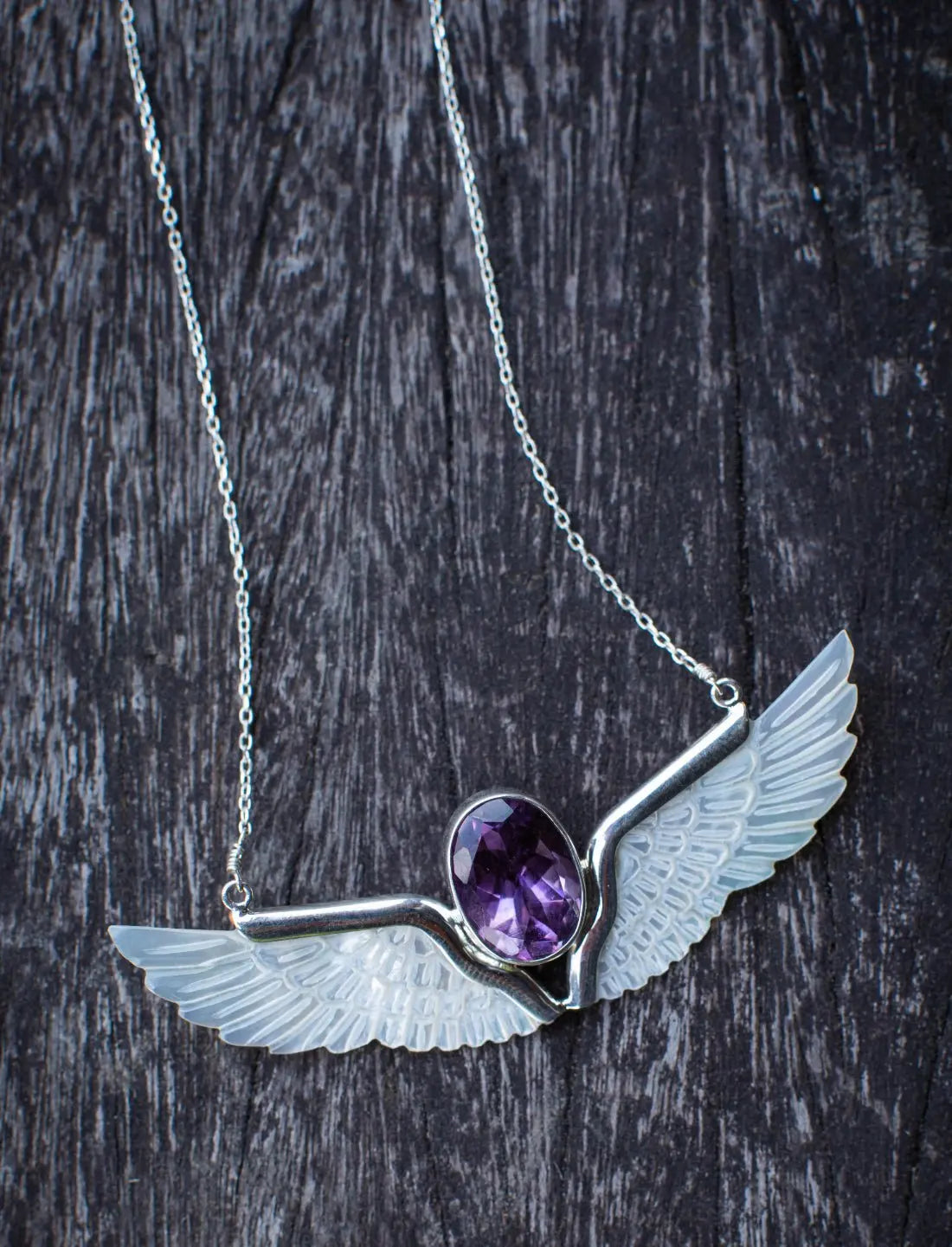 Wings Necklace silver