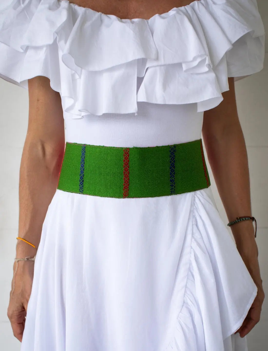 Colors of the Cosmos Embroidered Belt - Earth Wisdom Collection
