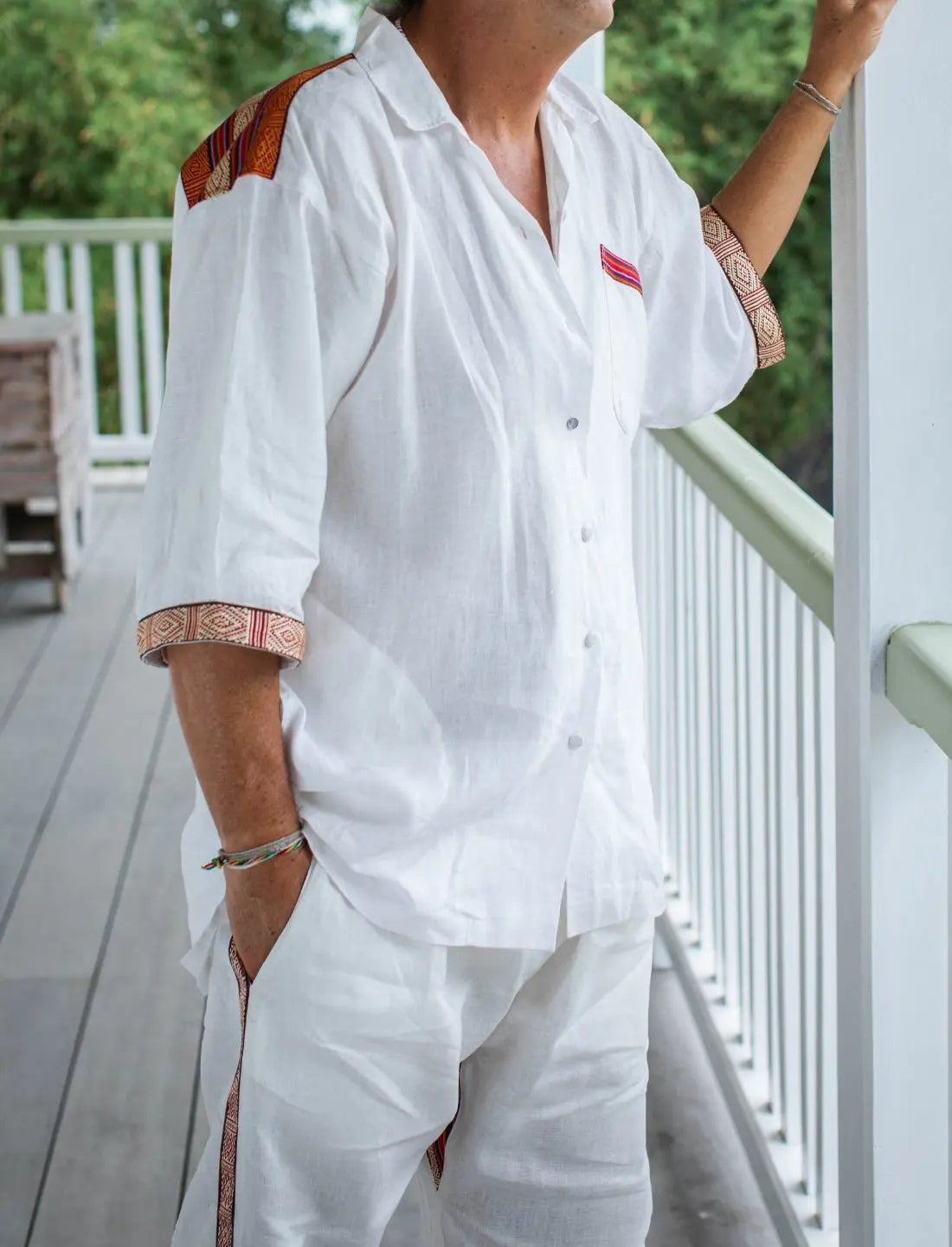 Earth Guardian Short Sleeved Button Down Shirt - Earth Wisdom Collection