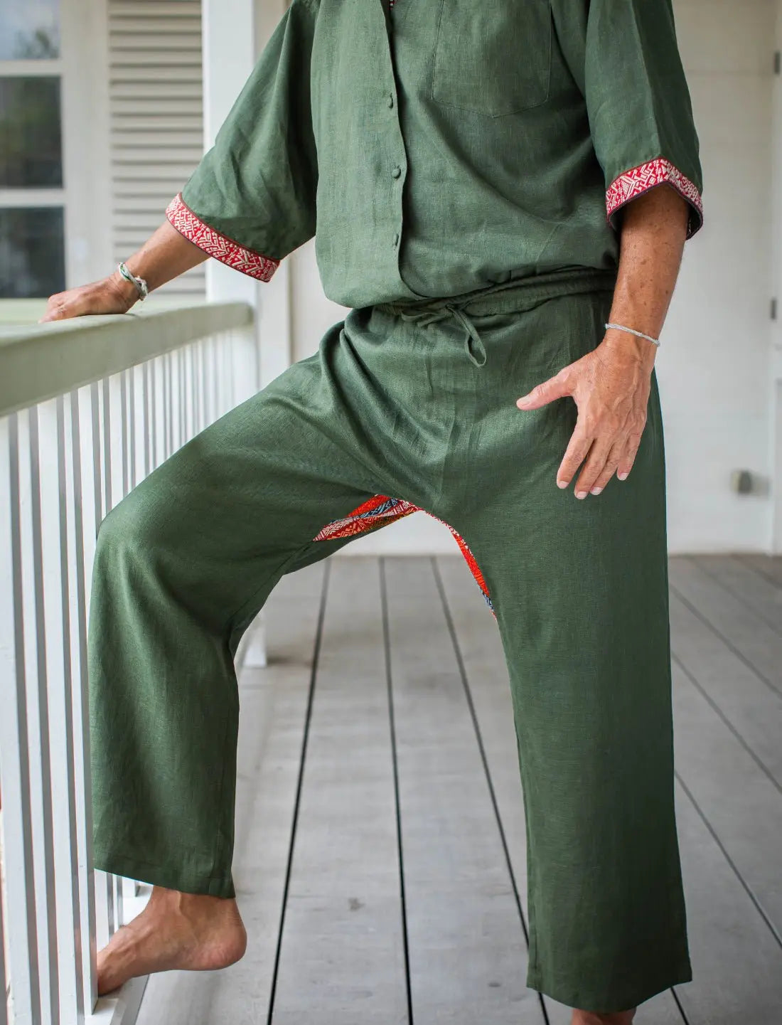 Forest Guardian Yogi Pants - Earth Wisdom Collection