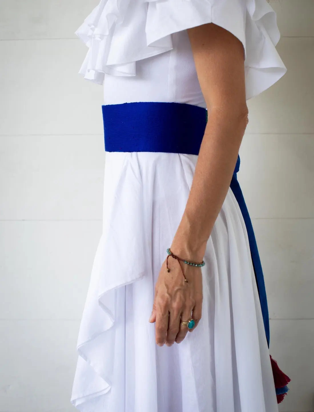 Natures Continuity Embroidered Belt - Earth Wisdom Collection