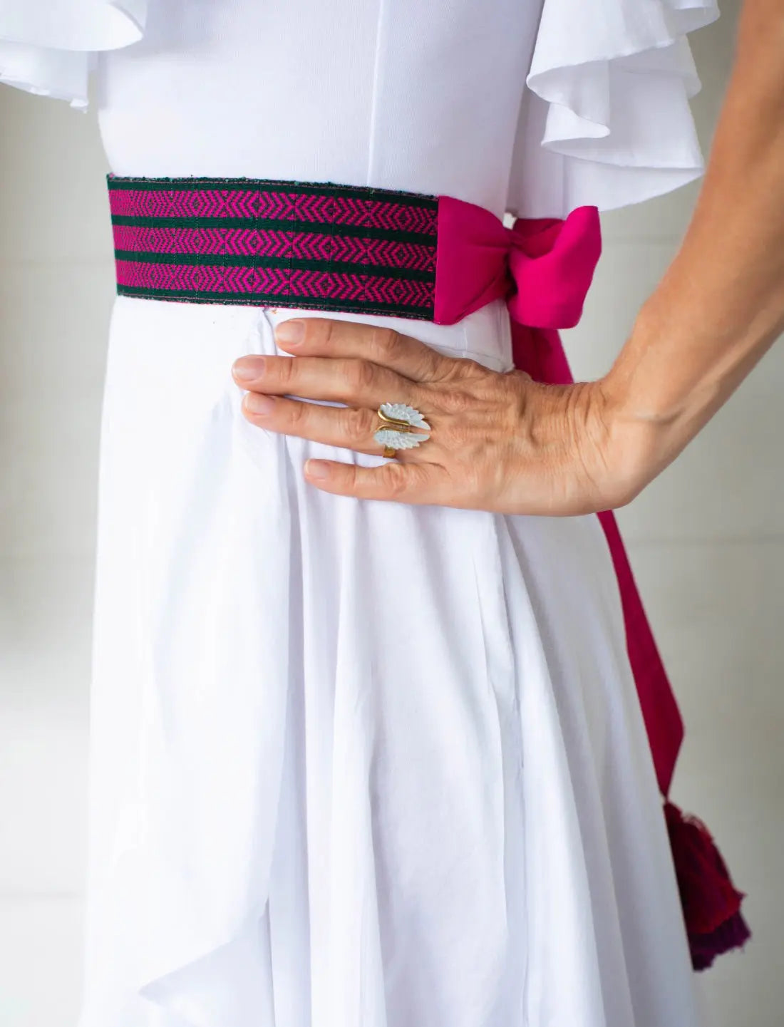 Pink Earth Adult Belt - Earth Wisdom Collection