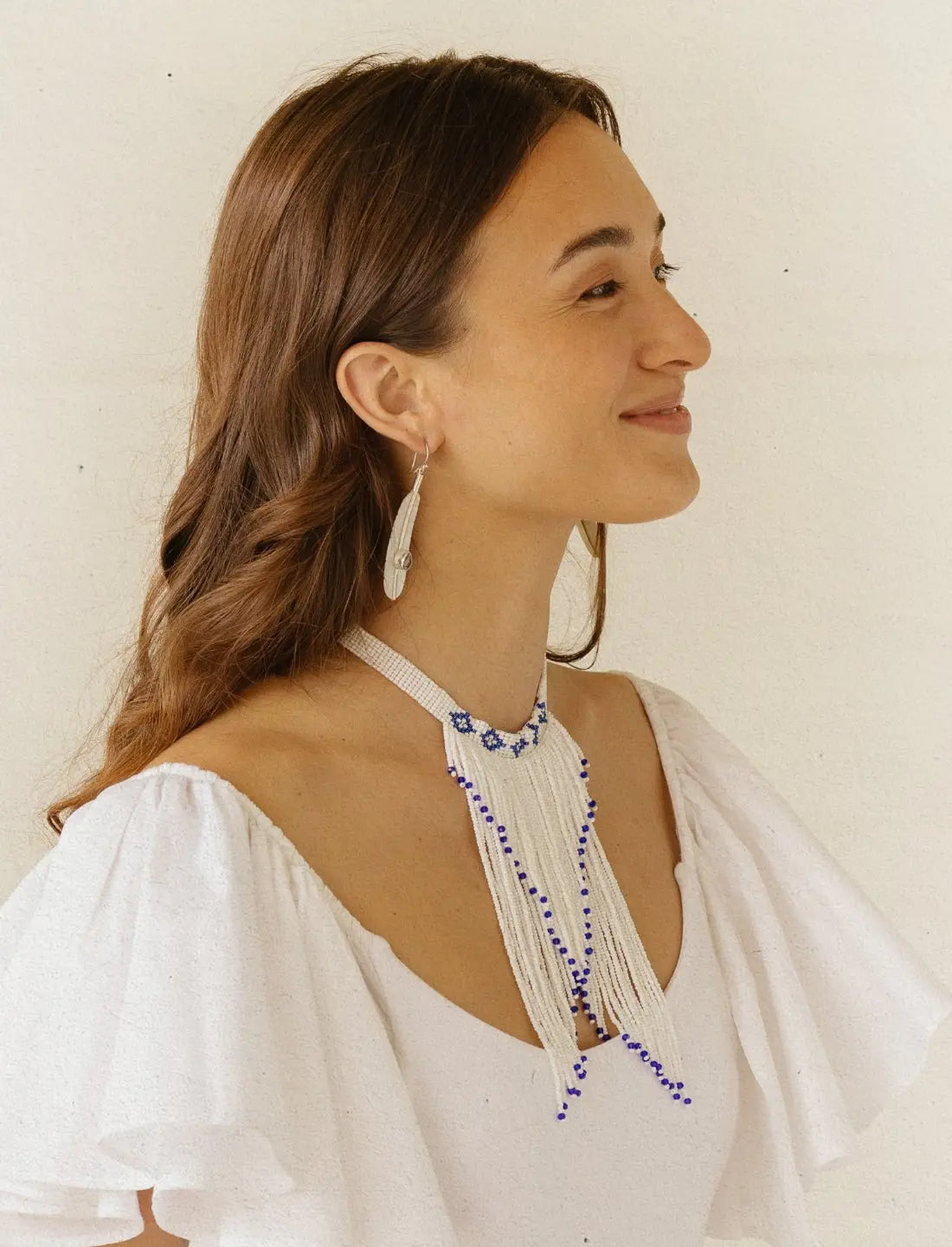 Purity Beaded Choker - Earth Wisdom Collection
