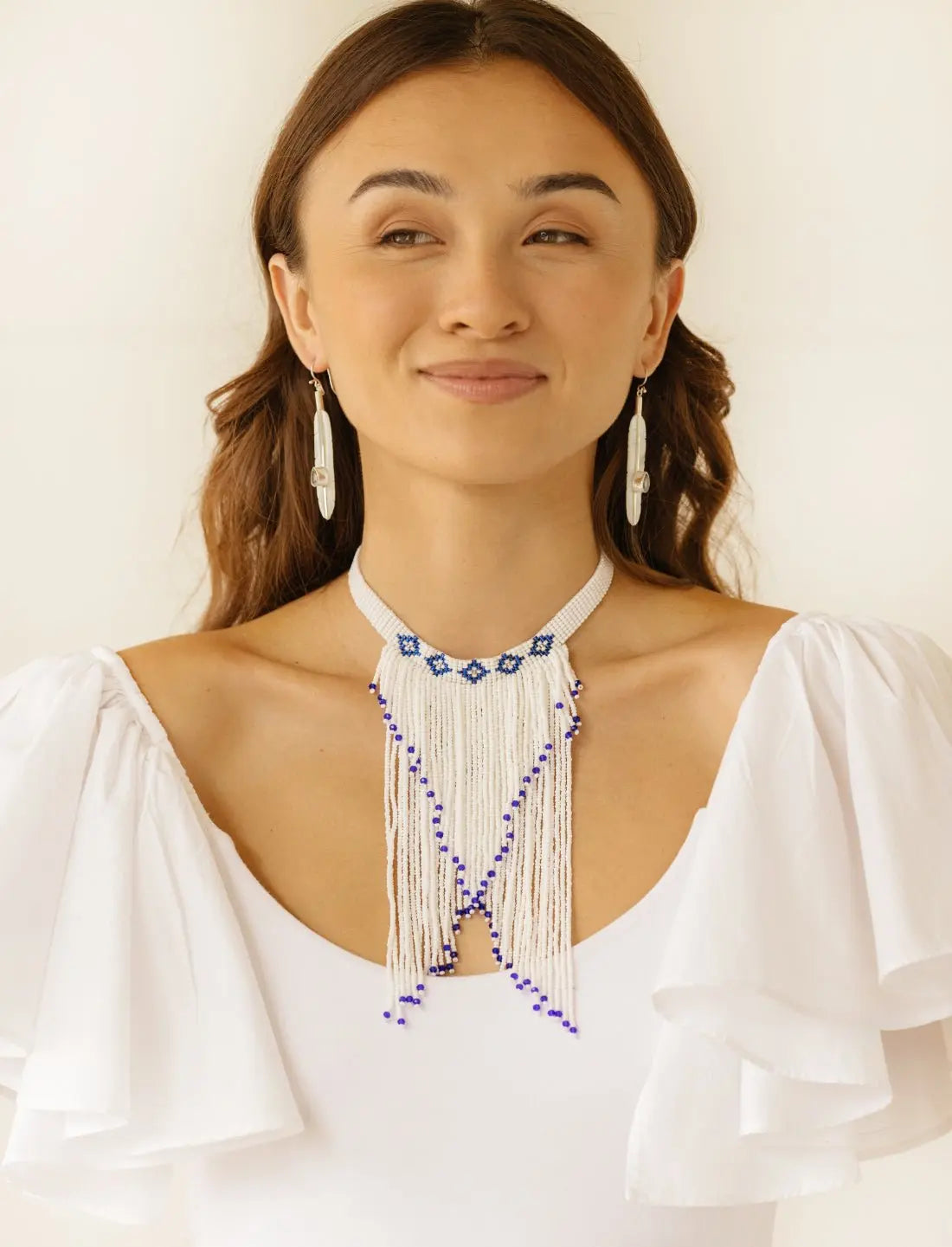 Purity Beaded Choker - Earth Wisdom Collection