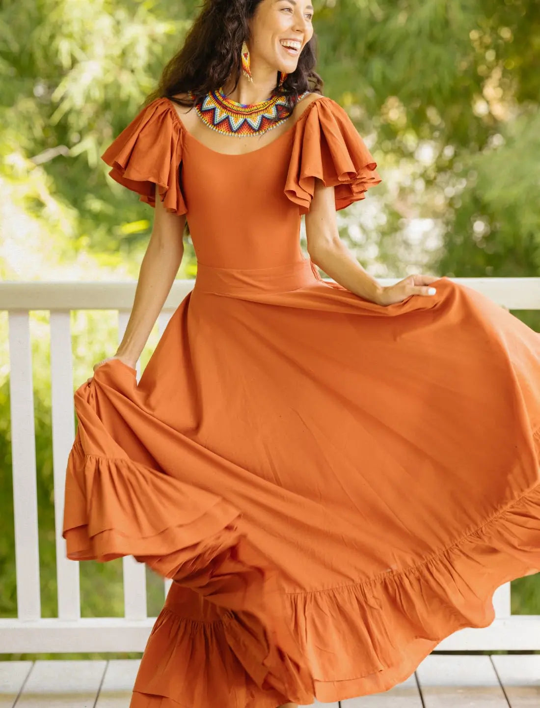 Sacred Hoop of Life Maxi Skirt - Earth Wisdom Collection